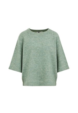 Heleroheline, lühikeste varrukatega kampsun pehmest kootud kangast. Omaduseks ümar kaelus ja lõõgastunud vorm raglaanvarrukatega.