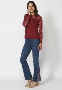 Koroshi LONG SLEEVE - Pusero - granate   maroon