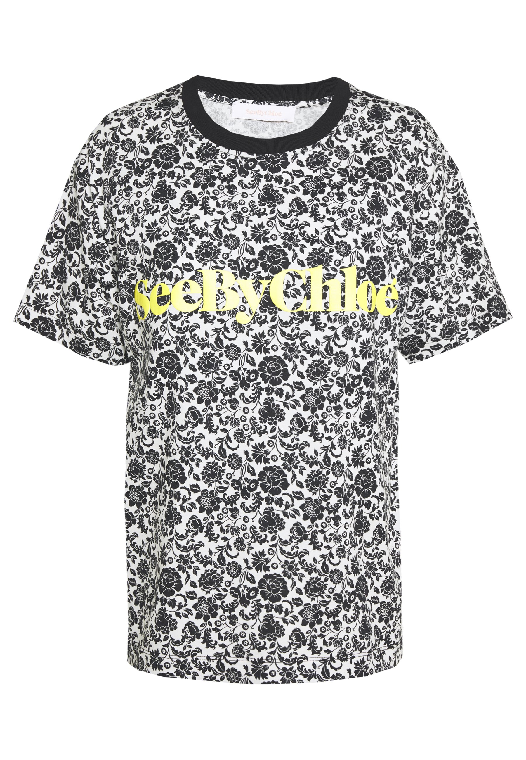 See by Chloé T shirts med print whiteblack Zalando.no WHITE Printed shirt See by Chloé Skjorter - Dameklær er billig