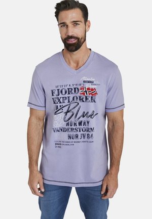 Jan Vanderstorm NORDGER - Print T-shirt - helllila