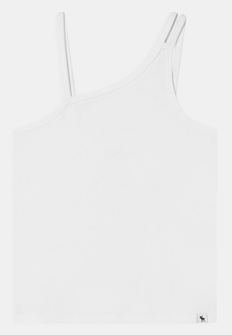 Abercrombie & Fitch ONE SHOULDER TANK SOLID Top white/weiß Zalando.at