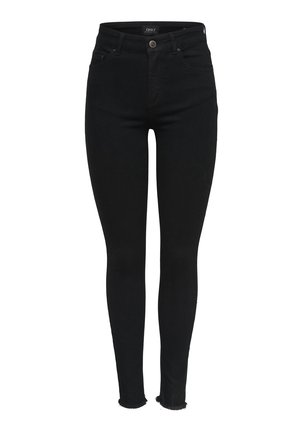 ONLY ONLBLUSH MID RAW - Jeans Skinny Fit - black denim