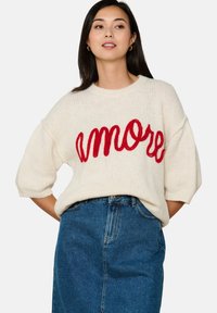 LolaLiza WITH LETTERING - Neule - vanilla white