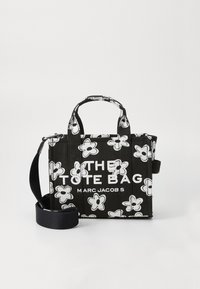 THE SMALL TOTE - Käekott - black/white