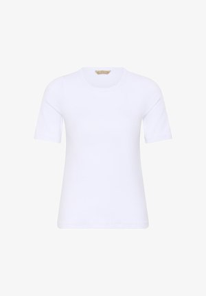 Culture, CUALYSSA RIB - T-shirt basic - white