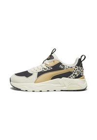 Puma TRINITY LITE ANIMAL - Sneakers basse - sand dune  black alpine snow