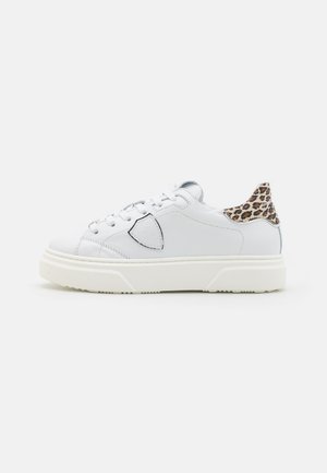 UNISEX - Sneakers basse - white/silver/brown