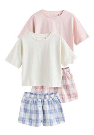 Next 2 PACK SET - Nattøj sæt - pink blue check