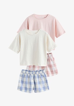 Next 2 PACK SET - Nattøj sæt - pink blue check