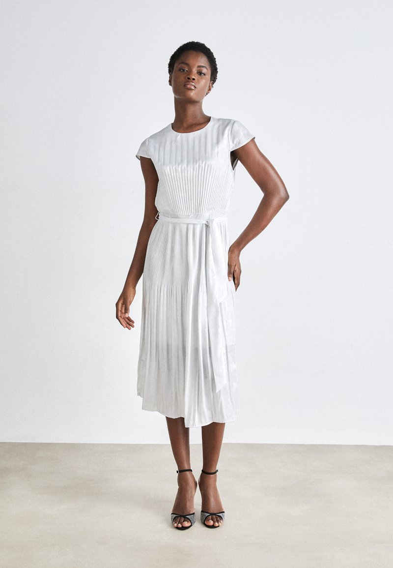 DKNY PLEATED DRESS - Koktailové šaty/večierkové šaty - vapor blue