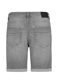 Sublevel BERMUDA -MIT UMGESCHLAGENEM SAUM - Jeans Shorts - grau
