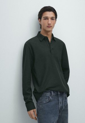 Poloshirt - mottled green