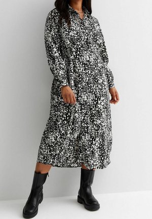 Skjortekjole - black