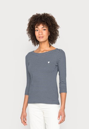 LONGSLEEVE STRIPED - Long sleeved top - navy