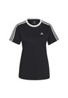 ESSENTIALS 3 STRIPES  - T-shirts print - black/white