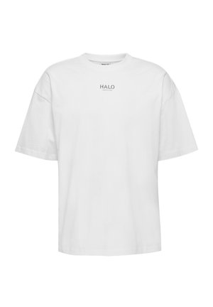 HALO GRAPHIC BOXY - T-shirts print - marshmallow deep well
