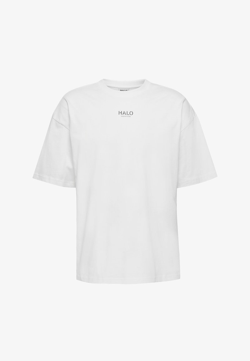 HALO GRAPHIC BOXY - T-shirt med print - marshmallow deep well