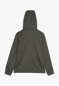 Nike Sportswear HOODIE TAPED - Träningsjacka - medium olive/white