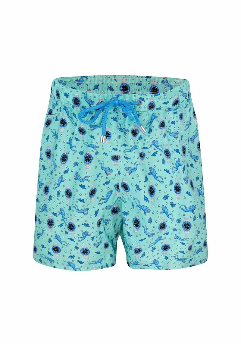 MC2 Saint Barth LIGHTNING  - Shorts da mare - celeste