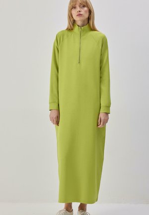 ZIP-UP STRAIGHT  - Maksi suknelė - lime