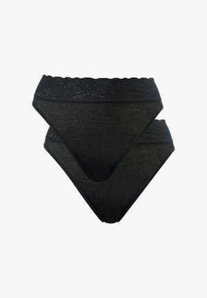 Calida, ICONICS JAZZPANT, 2ER-PACK - Tanga - schwarz