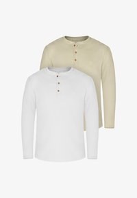 Unausgewählt, beige/weiß