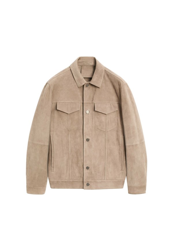 Leather jacket - beige3