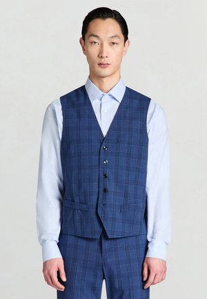 QUADRI - Gilet de costume - var blu