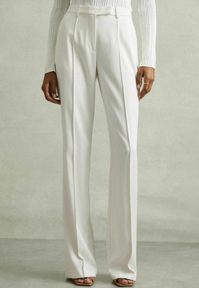 Reiss Pantaloni - cream