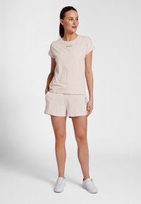 Hummel HMLZANDRA - T-shirt - bas - pumice stone melange