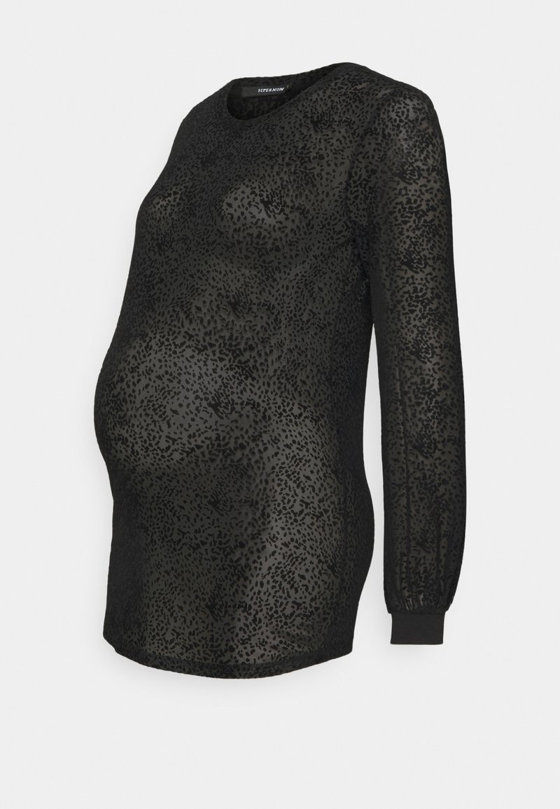 Supermom Longsleeve zwart