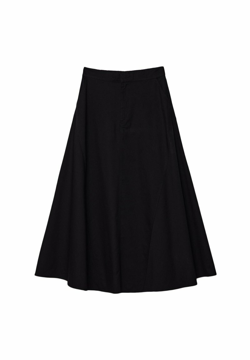 Stradivarius Maxirok zwart Stradivarius Maxirok zwart