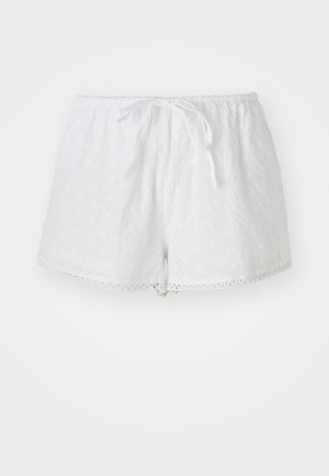 Gina Tricot BRODERIE ANGLAISE - Shorts - white
