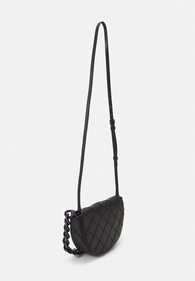 Tory Burch MINI FLEMING SOFT CRESCENT - Sac à main - black