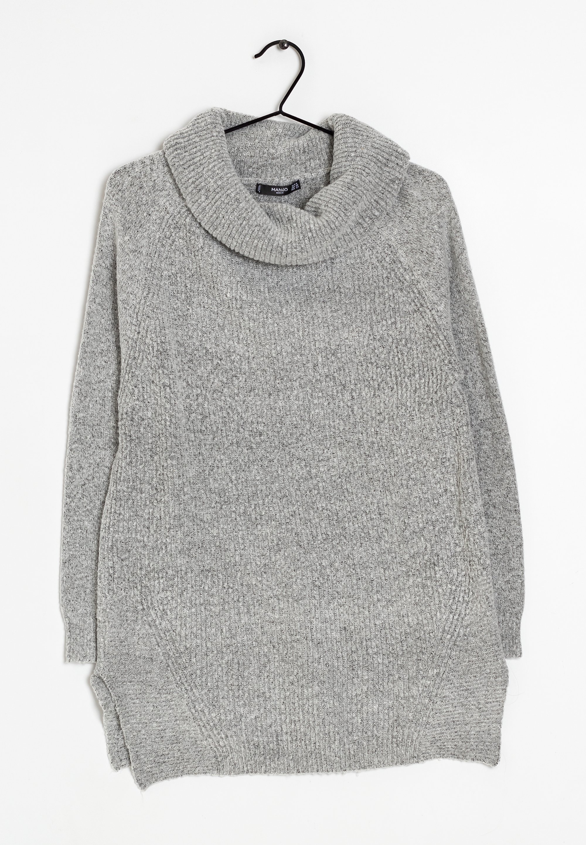 Mango Grey Turtleneck Mango Jumper Grey (Pre-owned)