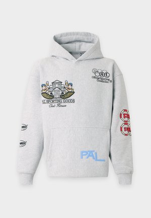 Pal Sporting Goods, CLUB HOUSE COLLECTIVE HOODIE UNISEX - Φούτερ με κουκούλα - light gray marl