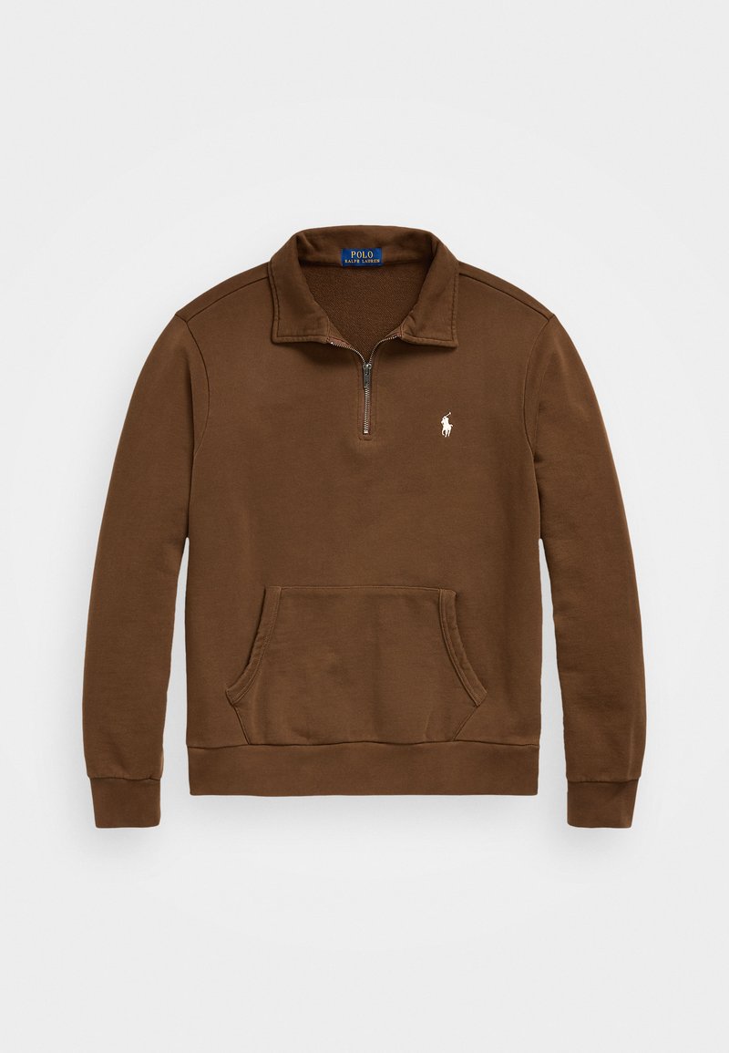 Polo Ralph Lauren LOOPBACK FLEECE QUARTER-ZIP SWEATSHIRT - Φούτερ - pale russet