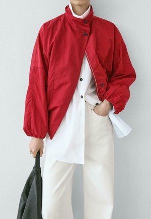HIGH NECK PUFF - Veste mi-saison - red
