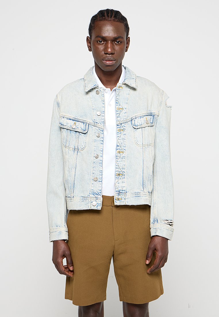 sandro Spijkerjas lichtblauw