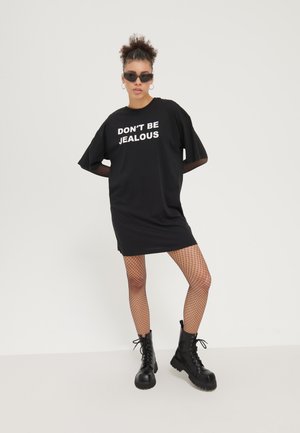 Even&Odd 2 PACK - Φόρεμα από ζέρσεϊ - black/white