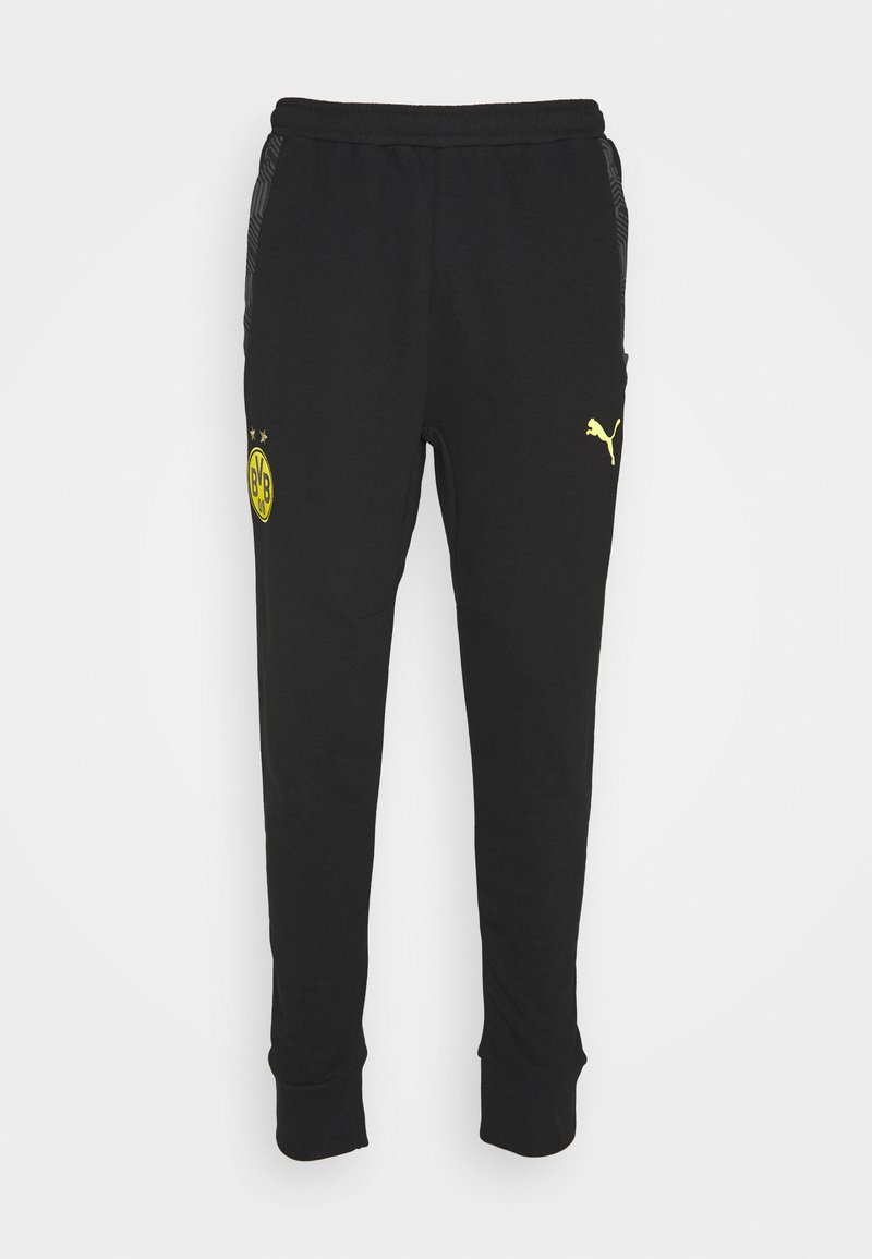 Puma Bvb Borussia Dortmund Casuals Pants Fanartikel Black Zwart Zalando Nl