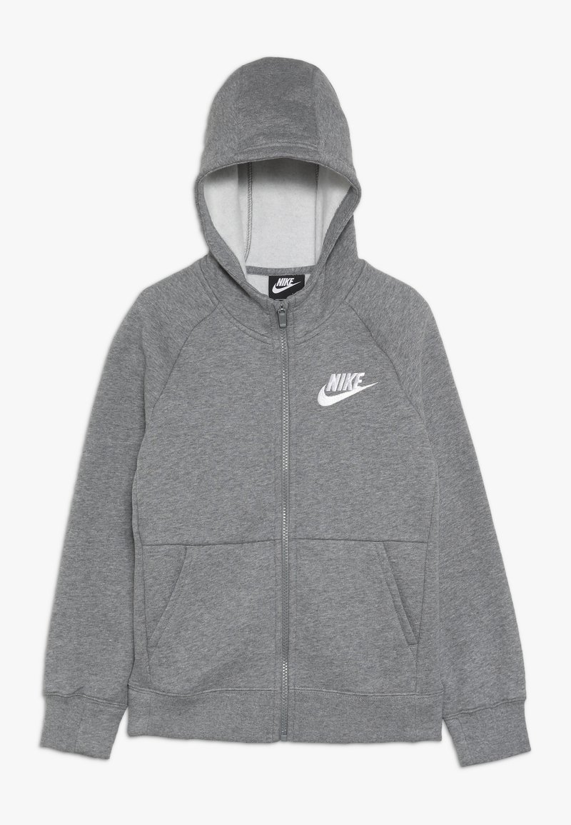 Nike Sportswear G NSW CLUB FLC FZ HOODIE LBR - Sweatjakke - grey