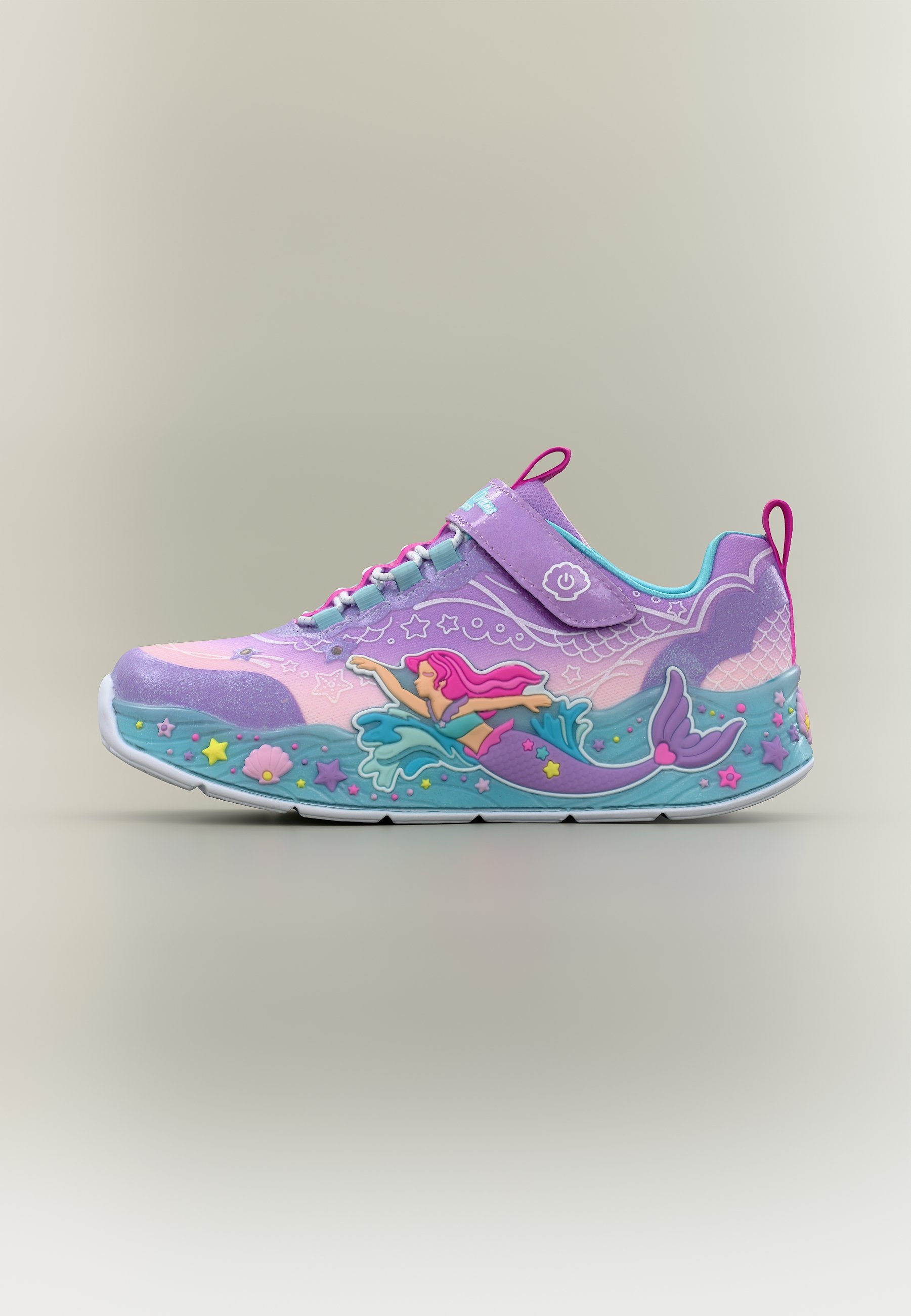 Skechers MERMAID DREAMS - Sneakers low - blue sparkle/multi