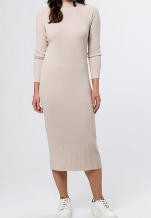 Robe fourreau - beige