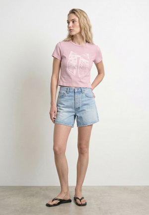 HYPEDROP, HDBROOKE FITTED CROPPED - Print T-shirt - pink lady