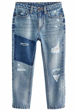 DISTRESSED SLIM FIT JEANS - Slimfit džínsy - blue