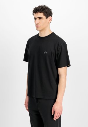 Alpha Industries, ALPHA INDUSTRIES MEN - T-SHIRTS DTM ML T-SHIRT - Basic T-shirt - black