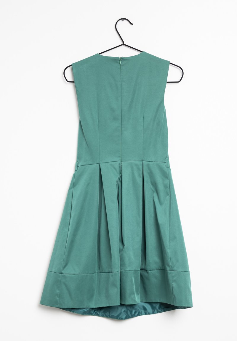 escada green dress Escada Green Sleeveless Shift Dress with Belt Size 44 – Mine & Yours main image 1