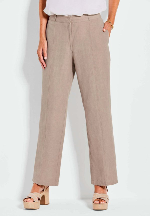 VERA - Stoffhose - beige