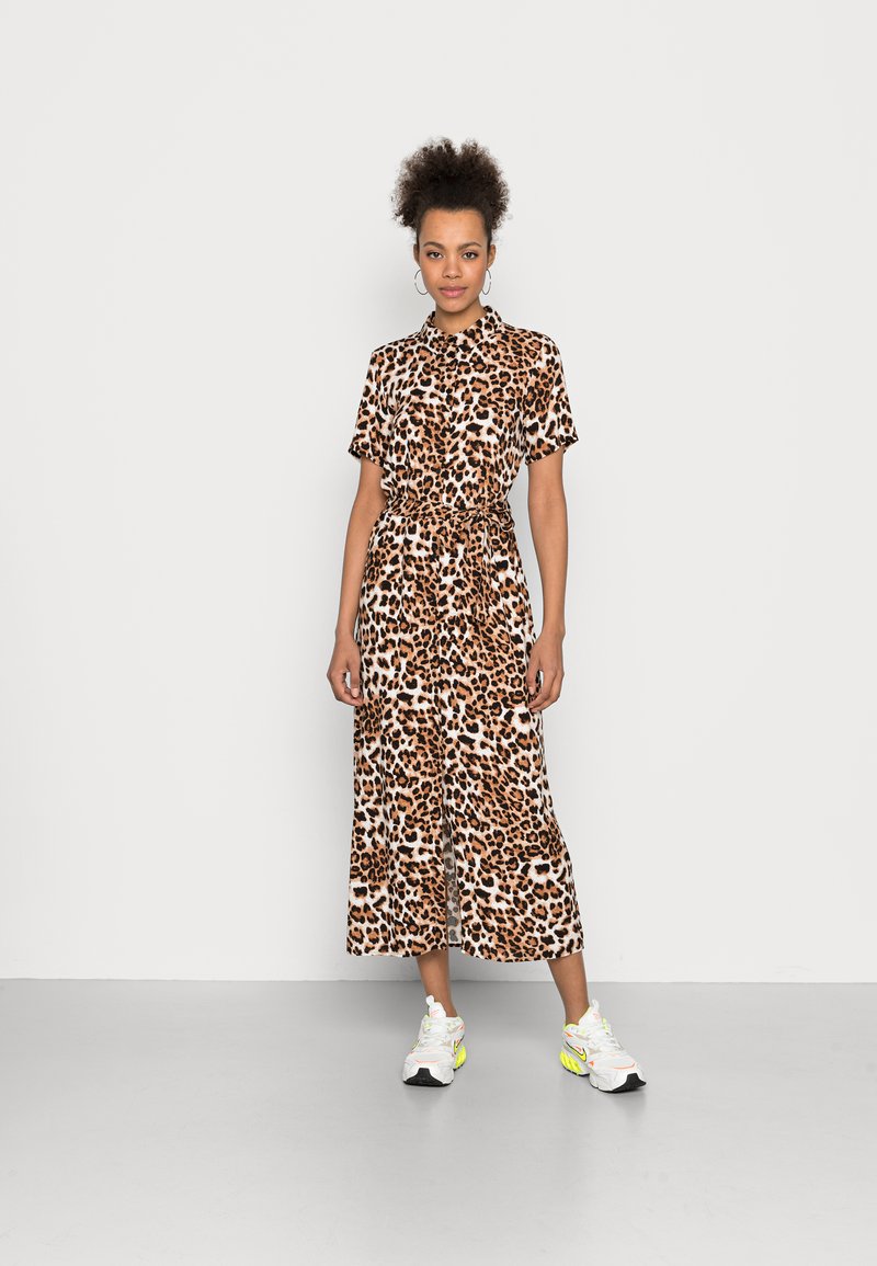 Vero Moda VMSIMPLY - Vestido camiseiro - tan